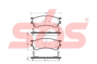 Комплект тормозных колодок, дисковый тормоз sbs купить