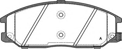 Комплект тормозных колодок, дисковый тормоз ADVANCE OPEN PARTS купить