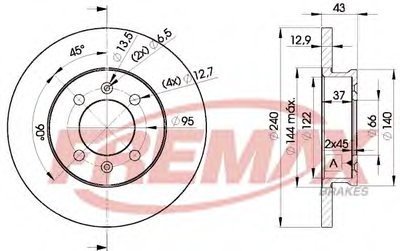 Тормозной диск Premium Carbon + FREMAX купить