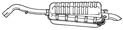 Глушитель выхлопных газов конечный SIGAM купить