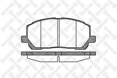 Комплект тормозных колодок, дисковый тормоз STELLOX купить