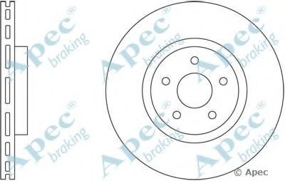 Тормозной диск APEC braking купить