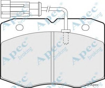 Комплект тормозных колодок, дисковый тормоз APEC braking купить