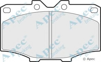 Комплект тормозных колодок, дисковый тормоз APEC braking купить