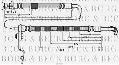 Тормозной шланг BORG & BECK купить