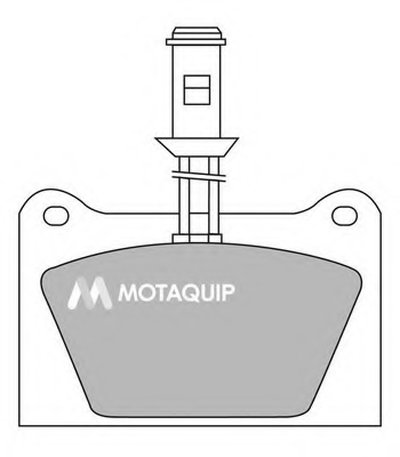 Комплект тормозных колодок, дисковый тормоз MOTAQUIP купить