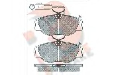 Комплект тормозных колодок, дисковый тормоз R BRAKE купить