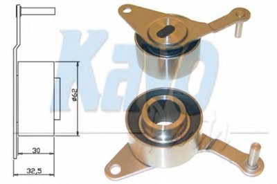 Натяжной ролик, ремень ГРМ KAVO PARTS купить