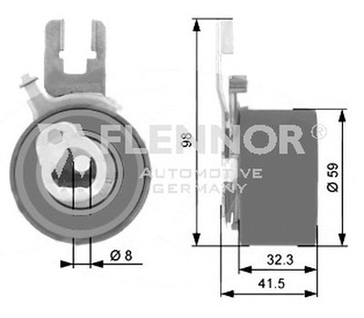 Натяжной ролик, ремень ГРМ FLENNOR купить