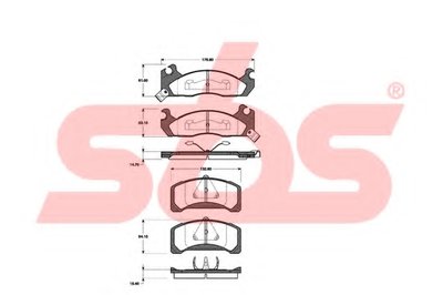 Комплект тормозных колодок, дисковый тормоз sbs купить