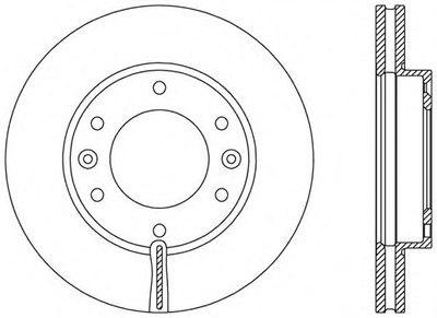 Тормозной диск ADAPTIVE OPEN PARTS купить