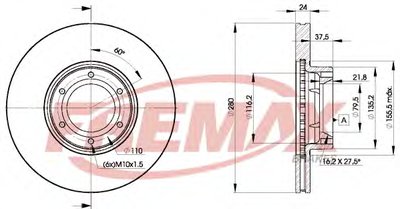 Тормозной диск Premium Carbon + FREMAX купить