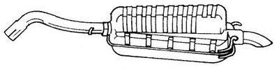 Глушитель выхлопных газов конечный SIGAM купить