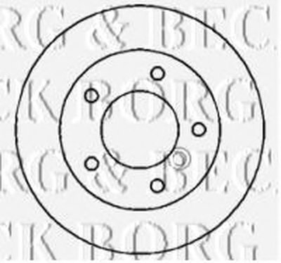 Тормозной диск BORG & BECK купить