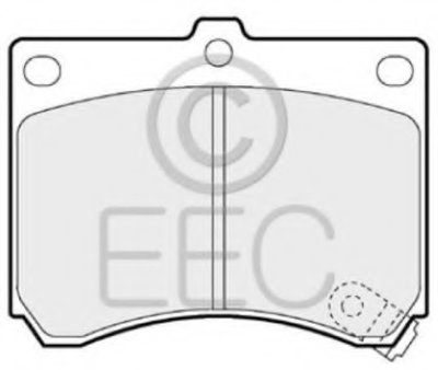 Комплект тормозных колодок, дисковый тормоз EEC купить
