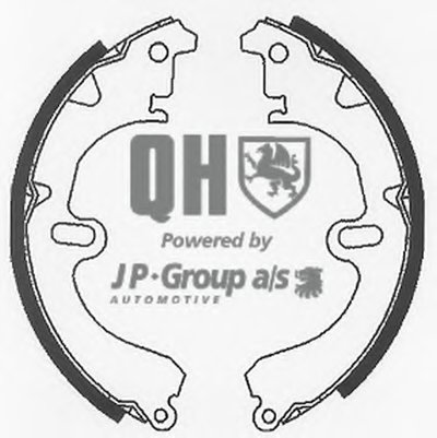 Комплект тормозных колодок QH JP GROUP купить