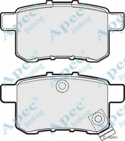 Комплект тормозных колодок, дисковый тормоз APEC braking купить
