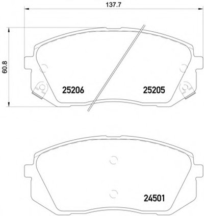 Колодки тормозные (передние) Hyundai Tucson 04-/ I40 11-/ IX35 10-/ Kia Sportage 09- Q+