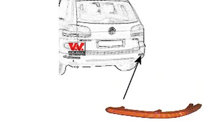 задний прожектор VAN WEZEL купить