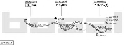 Система выпуска ОГ BOSAL купить