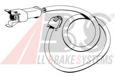 Сигнализатор, износ тормозных колодок A.B.S. купить