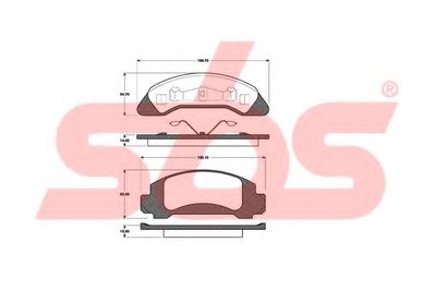 Комплект тормозных колодок, дисковый тормоз sbs купить