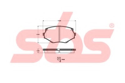 Комплект тормозных колодок, дисковый тормоз sbs купить