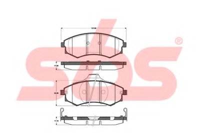 Комплект тормозных колодок, дисковый тормоз sbs купить