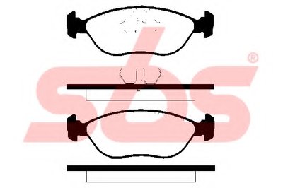 Комплект тормозных колодок, дисковый тормоз sbs купить