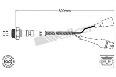 Лямда-зонд WALKER PRODUCTS купить