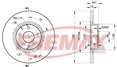 Тормозной диск Premium Carbon + FREMAX купить