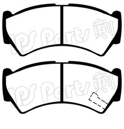 Комплект тормозных колодок, дисковый тормоз IPS Parts IPS Parts купить