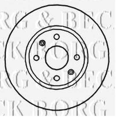 Тормозной диск BORG & BECK купить