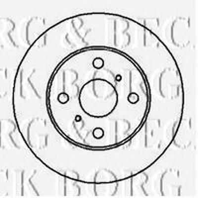 Тормозной диск BORG & BECK купить