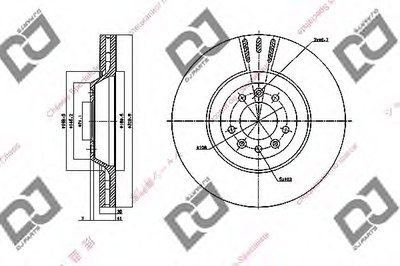 Тормозной диск DJ PARTS купить