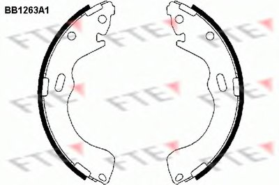 Комплект тормозных колодок FTE купить