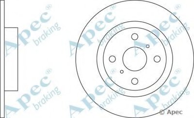 Тормозной диск APEC braking купить