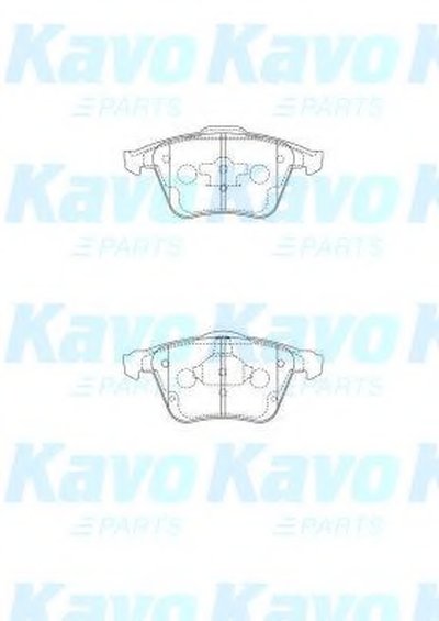 Комплект тормозных колодок, дисковый тормоз MK KASHIYAMA KAVO PARTS купить