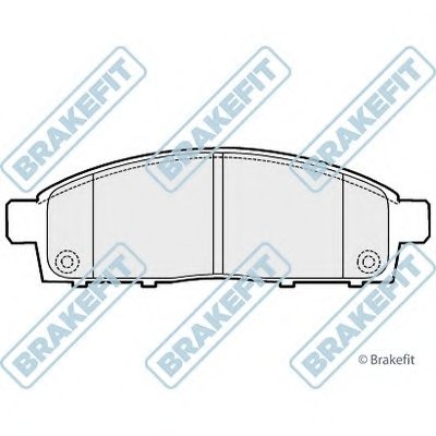 Комплект тормозных колодок, дисковый тормоз Brake Fit APEC braking купить