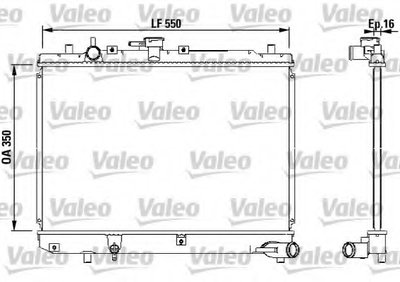Радиатор, охлаждение двигателя VALEO купить