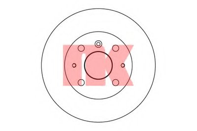 Тормозной диск NK купить