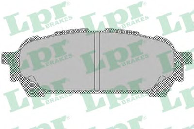 Комплект тормозных колодок, дисковый тормоз LPR купить