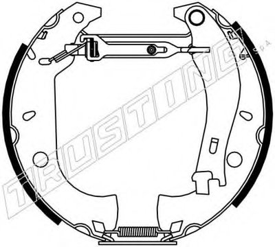 Комплект тормозных колодок FAST KIT TRUSTING купить