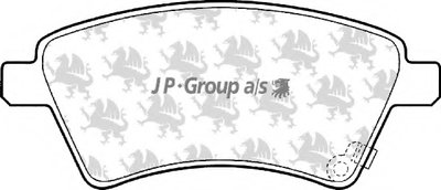 Комплект тормозных колодок, дисковый тормоз QH JP GROUP купить