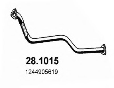 Труба выхлопного газа ASSO купить