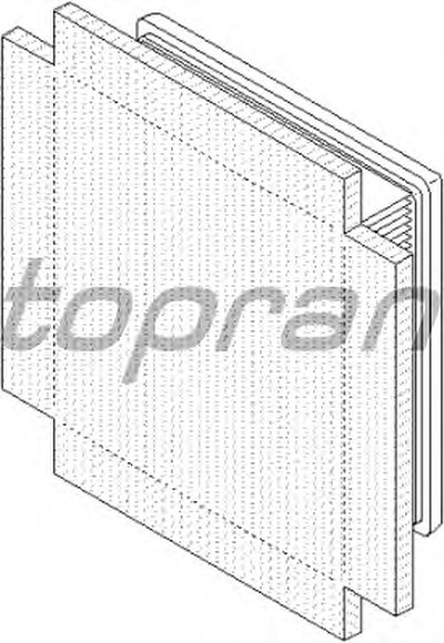 Воздушный фильтр TOPRAN купить