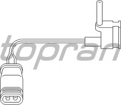Датчик, износ тормозных колодок TOPRAN купить