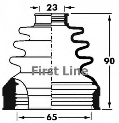 Пыльник, приводной вал FIRST LINE купить