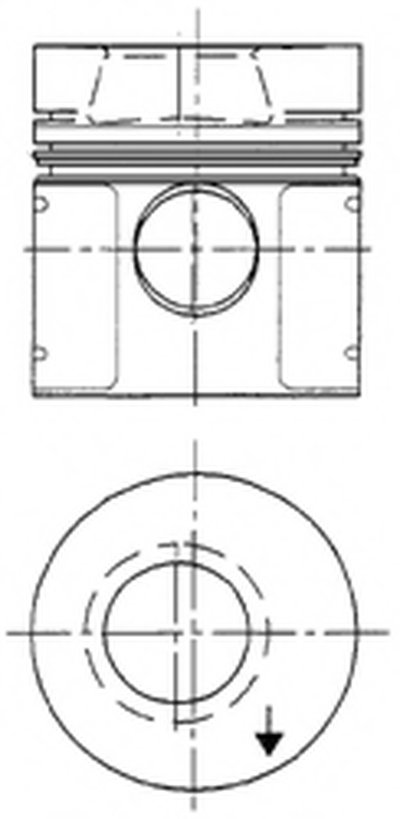 Поршень MB (609/709/809) OM356/OM364/OM366 (97.50mm/STD)