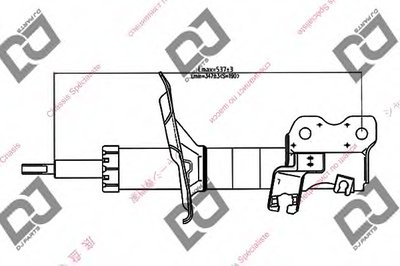 Амортизатор DJ PARTS купить